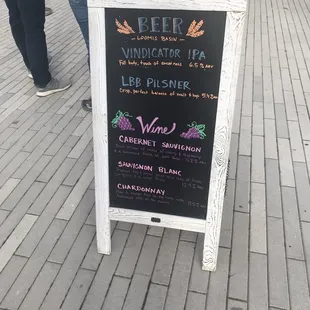 Buy tickets then drinks