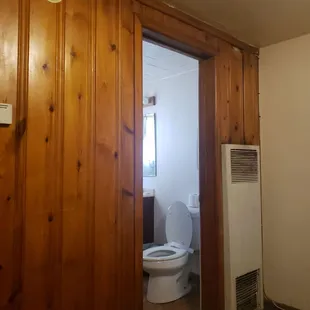 This is the rest room . It so clean its incredibly clean . I think this is the nicest little hotel campground I have been in for .