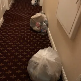 Garbage left outside over 24 hours