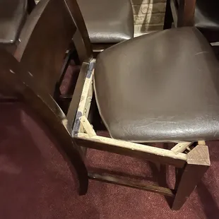 Broken chair
