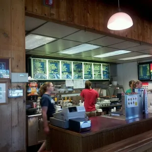 sushi and sashimi, interior