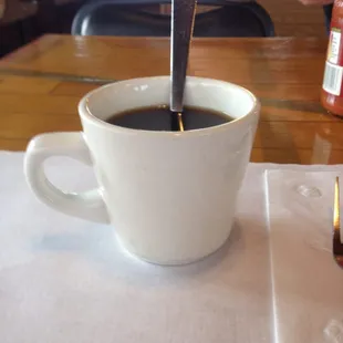 Small cup of coffee