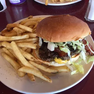 Super Burger with Fries!!