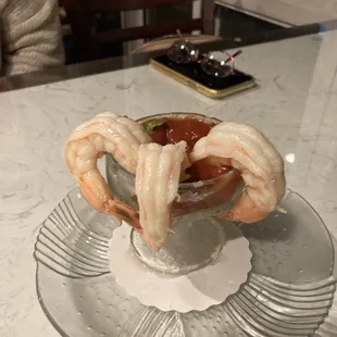 Shrimp Cocktail. I already ate half.