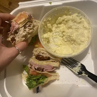 Quartermaster club sandwich