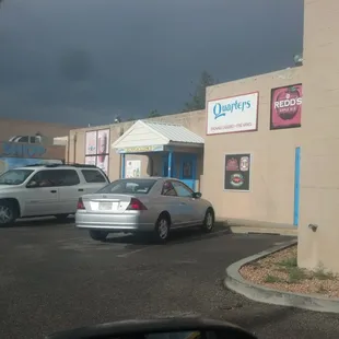 cars parked in a parking lot
