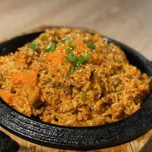 Kimchi fried rice is secret of quarters