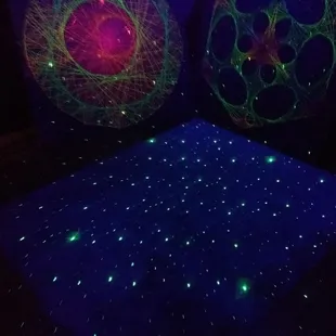 Cool visuals in this side room.