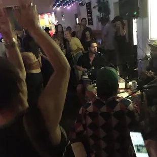 Brasilian band playing