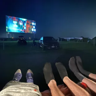 Watching Meg 2 at the Drive-In!