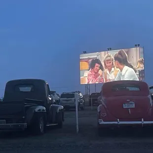 The screen (and classic cars!)