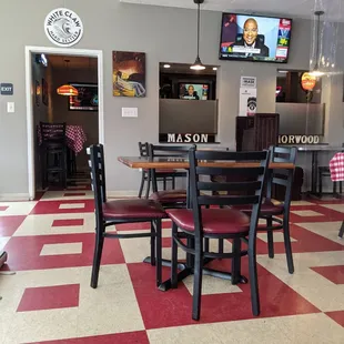 Inside of cafe
