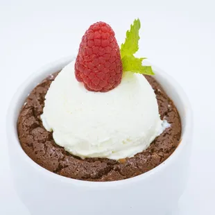 Dessert: Torta al Cioccolato Warm chocolate lava cake