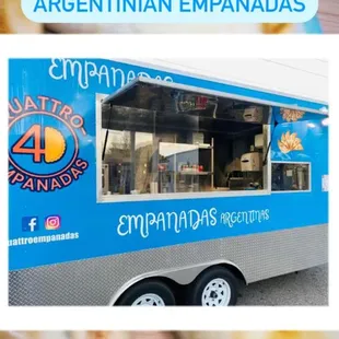 Food truck with the address