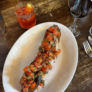 Tomato & Basil Bruschetta (V)