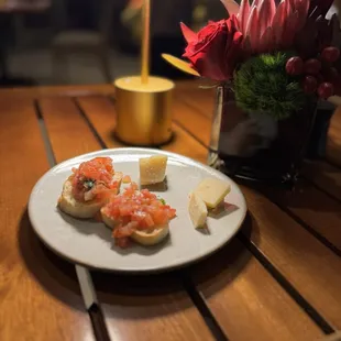 Complimentary Bruschetta