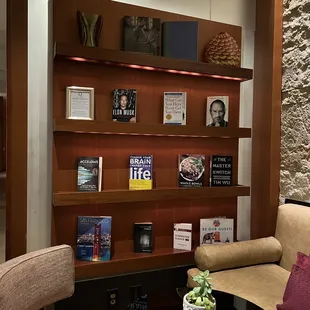 A simple bookshelf that captures so much of the Silicon Valley history