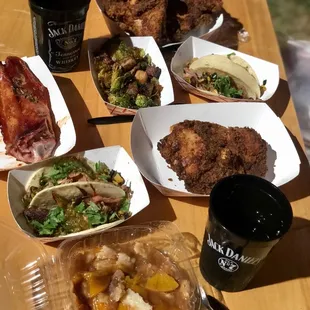 Fried chicken at Q in the Lou