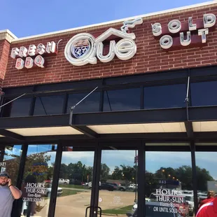 Front of the restaurant.