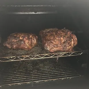 Smoking meat!