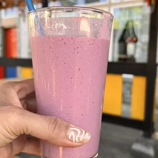 Passion Fruit made with milk $6.50