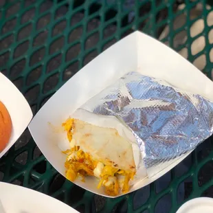 a variety of food items