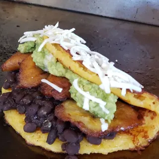 Cachapa with Queso Mano