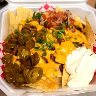 nachos, food