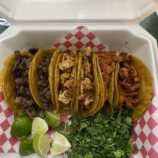 Tacos - Steak, Chicken, Pork (Al pastor)