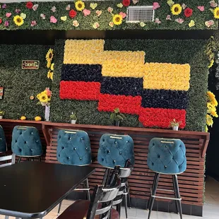 Bar counter seating