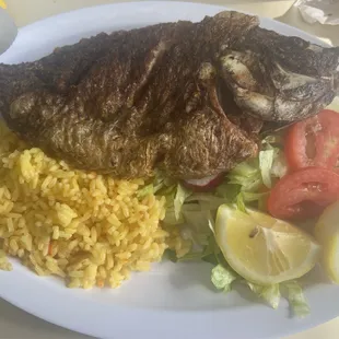 My whole fried fish! Fantastic!