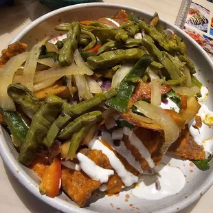 Chilaquiles ( veggie)