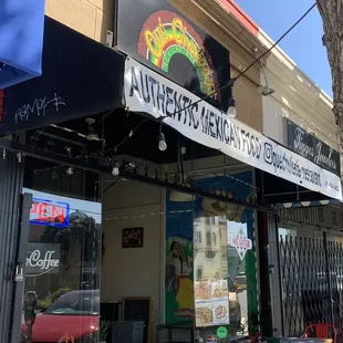 Front of the restaurant