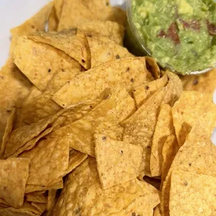 Fresh chips and guac