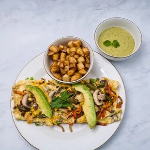 Our Veggie Omelette