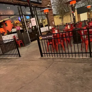 Outdoor seating!!!