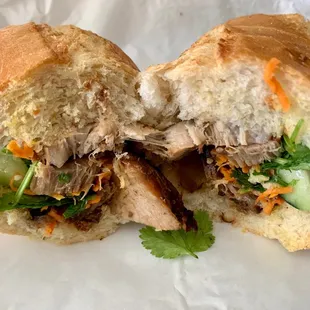 Banh Mi Thit Kho - Roast Pork Banh Mi
