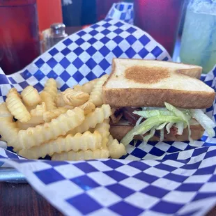BLT with fries