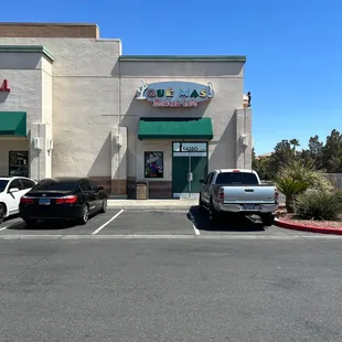 the outside of the building