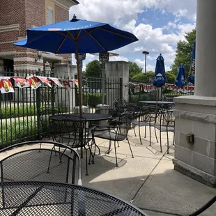 Outside seating area