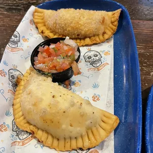 Chicken and Beef Empanadas