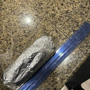 Menu states 13&quot; burrito the workers told me the menu is wrong. I&apos;m then change the menu!