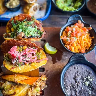 Combination of Tacos