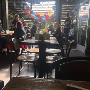 Looking towards the patio from inside