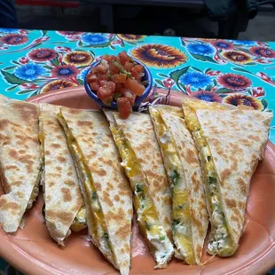 Goat Cheese Quesadilla