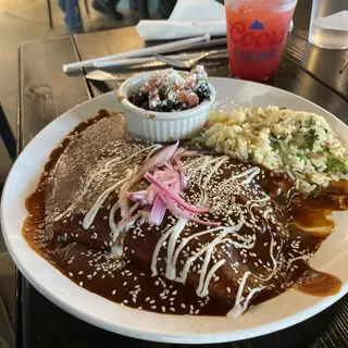 Enchiladas de Mole
