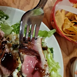 I think I need to work on my photography skills. But that&apos;s a close up of the tuna.