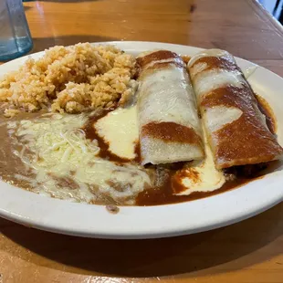 Lunch streak enchilada