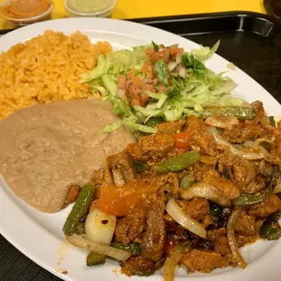 Al Pastor Fajita Plate