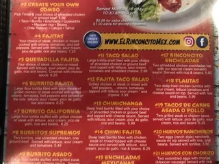 El Rinconcito Mexicano Restaurant